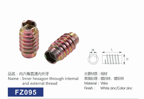 内六角直通内外牙(图1)